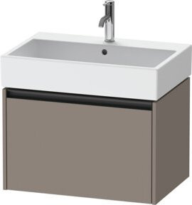 Duravit Waschtischunterschrank Ketho.2 matt, wandhängend, 1 Auszug, B: 68,4 cm, T: 46 cm, H: 44 cm - Bild 1
