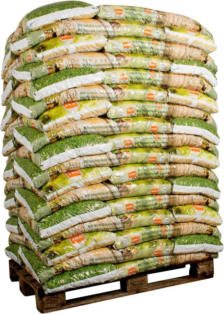 OBI Living Garden Holzhäcksel Bio Naturbelassen aus Nadelholz, Braun, 2.295 kg - Bild 1