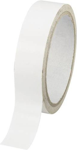 TOOLCRAFT DSTW-24 Doppelseitiges Klebeband Weiß, Breite: 24 mm, Länge: 30 m - Bild 1