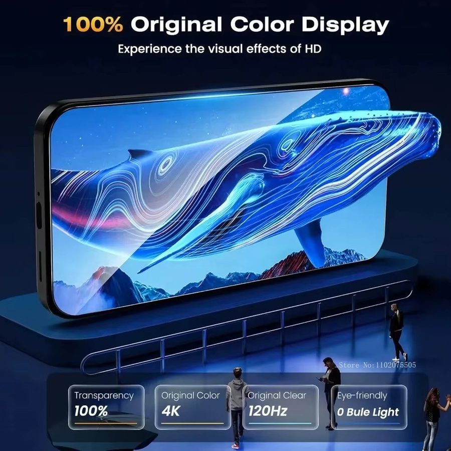 2 Stück Ultra-Klare Vollbild-Displayschutzfolien aus Glas für Xiaomi Redmi Note 15 14 13 Pro Plus 14S 12S 13 14 15 Pro Transparent mit einfacher Ein-Klick-Installation - Bild 5