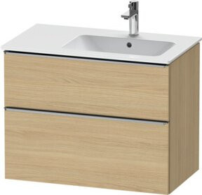 Duravit Waschtischunterschrank D-Neo Eiche Natur, Wandhängend, B: 81 cm, H: 62,5 cm, T: 46,2 cm - Bild 1