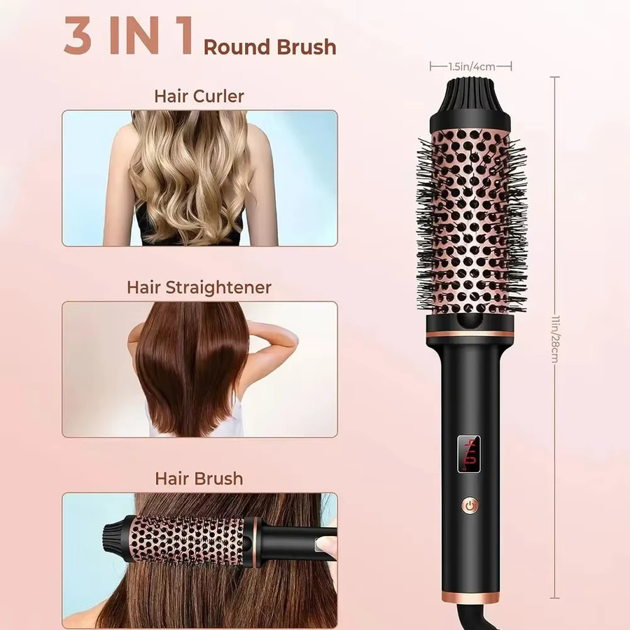 Tinsol 3in1 Ionic Haar Curler, Keramik Haarglätter, Schwarz - Bild 4