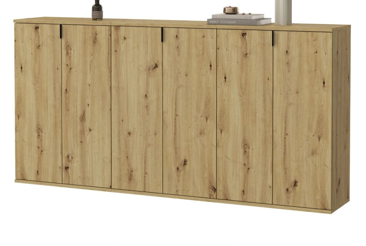 Inn.Furn Sideboard Line-Up Eiche Artisan in Braun, Breite: 183 cm, Höhe: 99 cm, Tiefe: 34 cm - Bild 2
