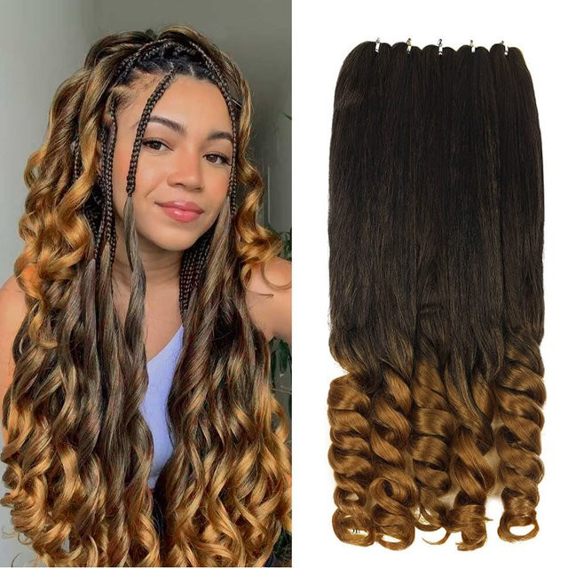 Alana beauty Synthetisches Häkel-Flechthaar, Ombre, 75 cm, 5 Stränge - Bild 1