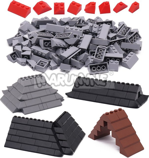MARUMINE Dachziegel-Set, Bausteine Zubehör, 114-teiliges Set - Bild 1