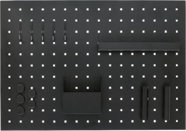 Zeller Memoboard aus Metall mit Utensilien in Schwarz B: 50 cm, H: 35 cm, T: 1,5 cm - Bild 3