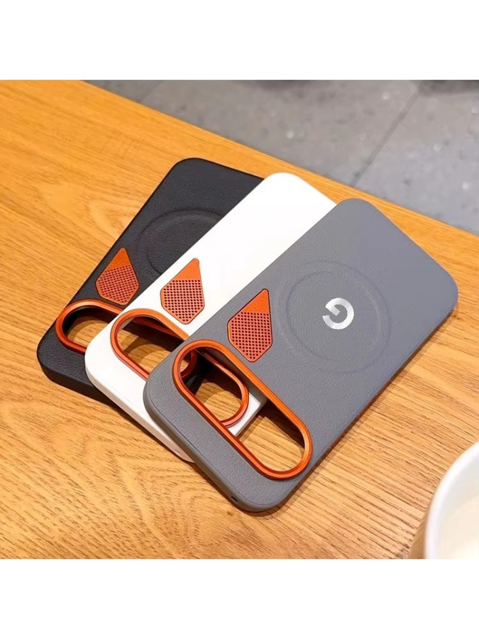 Business SLE magnetische Ladehülle aus PU-Leder für Google Pixel 10A 10 Pro XL in Schwarz mit Wärmeableitung und Metall-Kameraschutz - Bild 5