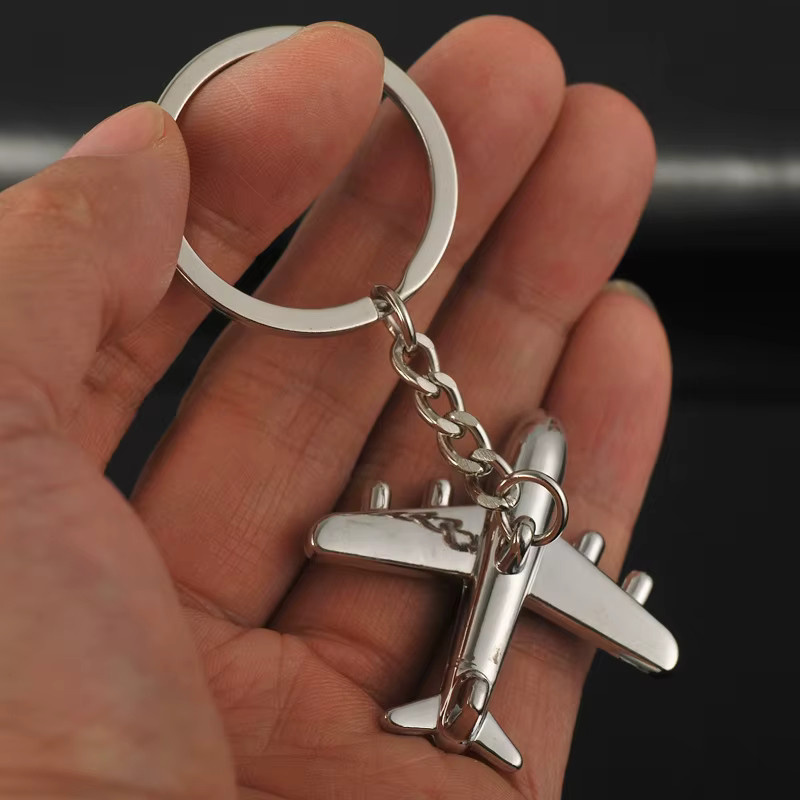 Velishy Schlüsselanhänger Flugzeug, Metall - Bild 2