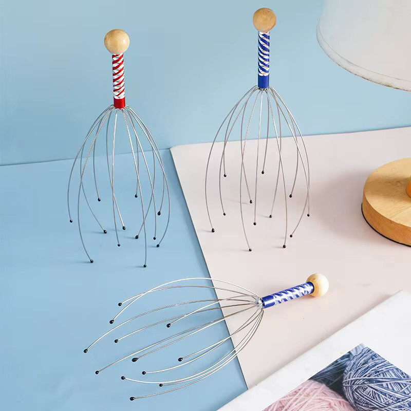 Kopfmassage-Tool Octopus, 2 Stück, Unisex - Bild 2