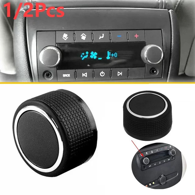 MOJOYCE Audio Lautstärkeregler Ersatz für Chevrolet Silverado Tahoe GMC Acadia Sierra Yukon 2014-2018, Schwarz - Bild 1