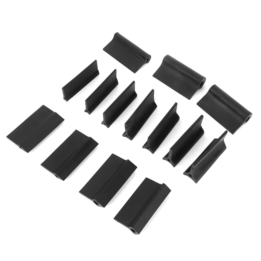 Aramox 14er Set Flexible Gummi Schleifblöcke und Schleifpapier-Matten zum Polieren für die Holzbearbeitung - Bild 3