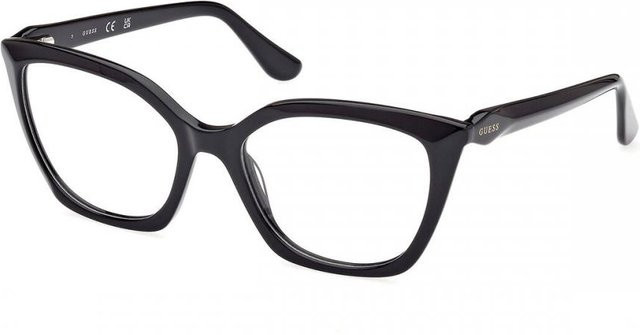 Guess GU2965 Korrektionsbrille, Cat-Eye, Vollrand, Kunststoff, Black, Grey, Damen - Bild 1
