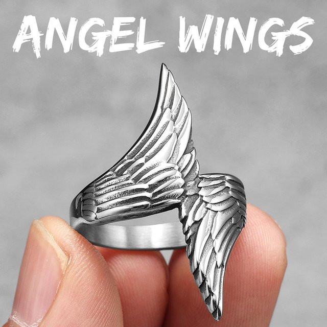 Yiran Jewelry Ring Edelstahl, Weiß, Unisex - Bild 1
