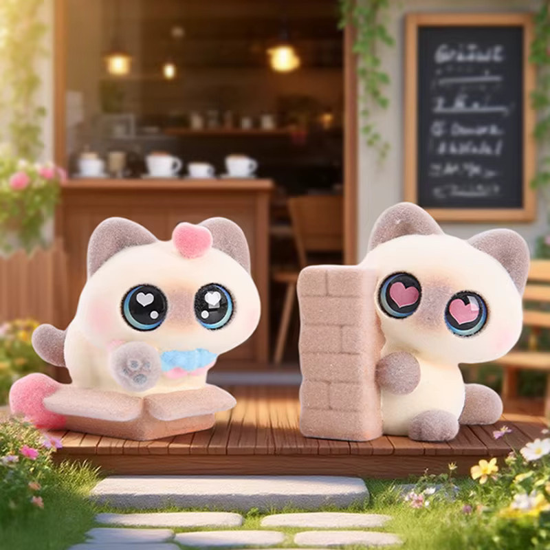 52TOYS Unmarkierte Siamesische Katze Blind Box, Plüsch, Bunt - Bild 3