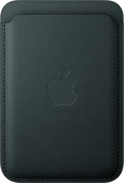 Apple Feingewebe Wallet mit MagSafe für iPhone 12 in Dunkelgrün - Bild 1
