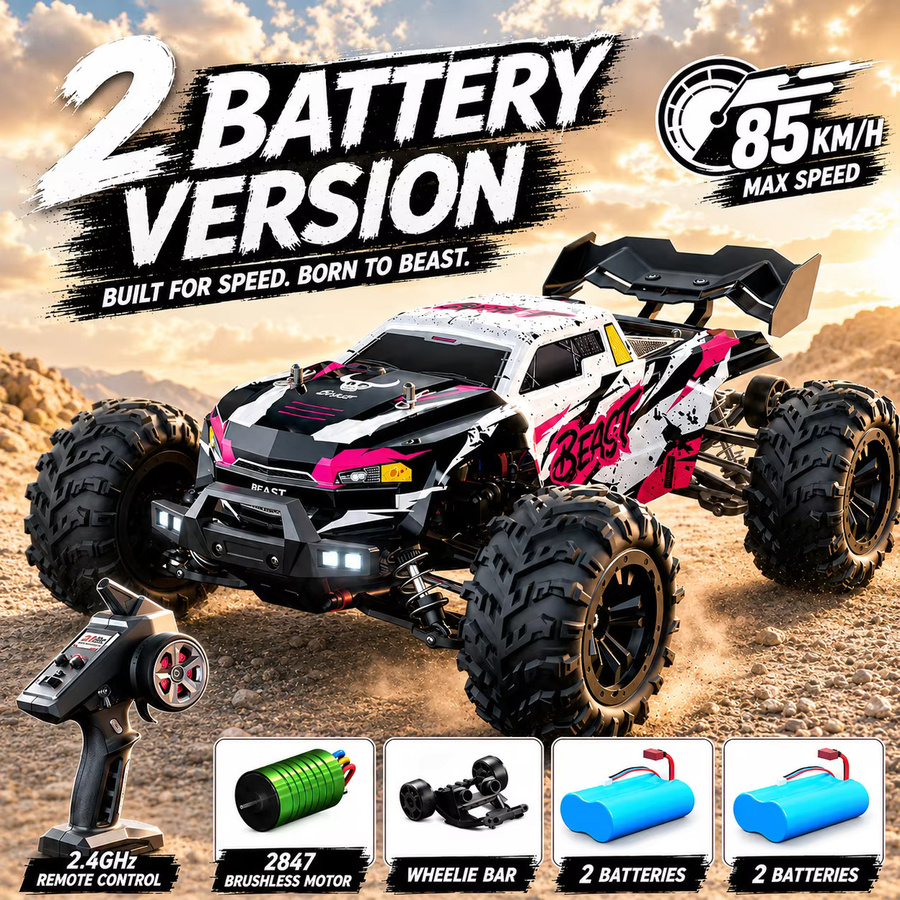 ZNLYRION RC-Truck Allterrain Offroad-Buggy, ferngesteuert, ab 14 Jahren - Bild 9