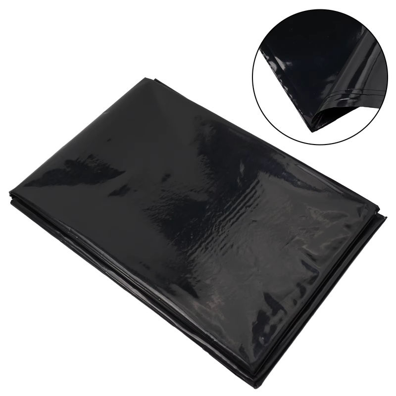 Wasserdichte HDPE Teichfolie für Fischteich und Pool, schwarze Gartenmembran, Stärke: 0,12 mm - Bild 2