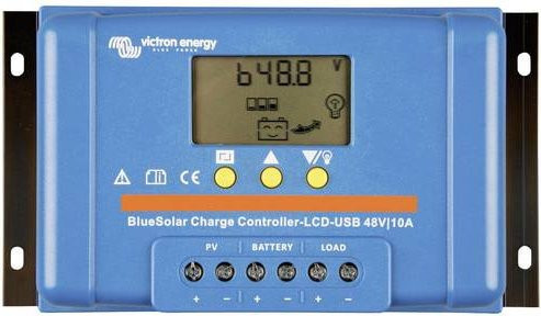 Victron Energy Blue-Solar PWM-LCD & USB Laderegler 48V 10A in Blau - Bild 1