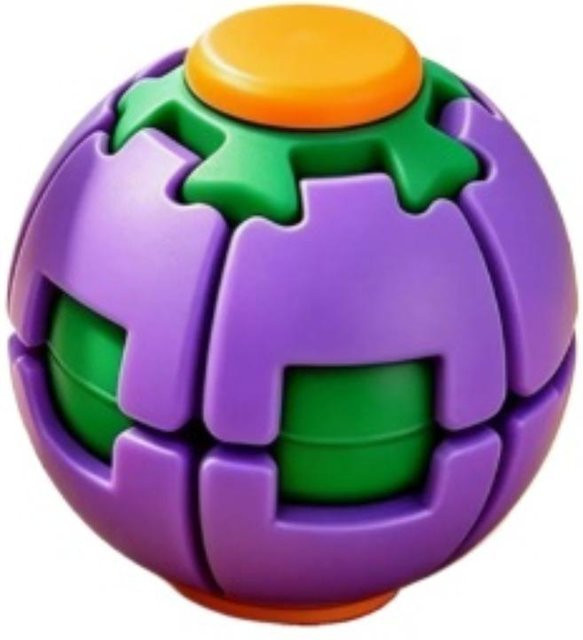 PRELEXT Dekompressionsball, Drehender Fingerspitzen-Kreisel, Puzzle Rubik's Cube Ball - Bild 1
