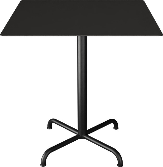 HOUE Pico Bistrotisch mit 4-Stern-Fuß in Schwarz mit matter Oberfläche, B/T: 70 x 70 cm - Bild 1