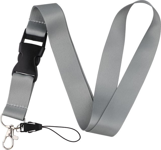 Graues Schlüsselband von Yiran Furniture für Ausweise, Handys und USB-Sticks - Bild 1