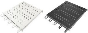 Digitus Rack-Regal DN-97680, fest, Hellgrau RAL 7035, 1U, 48,3 cm (19) - Bild 1