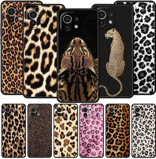 Xiaomi Handy Hülle mit Tiger Leopard Print Soft Cover in Multicolour für verschiedene Modelle wie Mi 17 15T 15 14 14T 13T 12T Pro 12 13 Lite 5G 11T Poco X6 X7 X5 Pro - Bild 1
