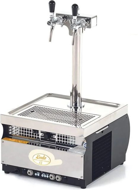Ich-Zapfe Bierzapfanlage Kontakt 55 2 Trockenkühler aus Edelstahl in Silber mit 50 Liter/H - Bild 1