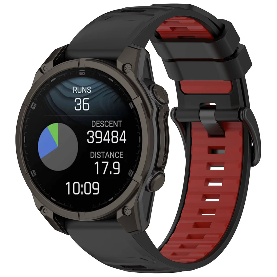 Garmin Uhrenarmband Silikon, Schwarz, Unisex - Bild 2