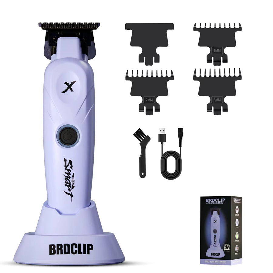 Professioneller Haarschneider BRDCLIP für Männer in Purple mit DLC-Klinge und 1200 mAh Akku - Bild 4
