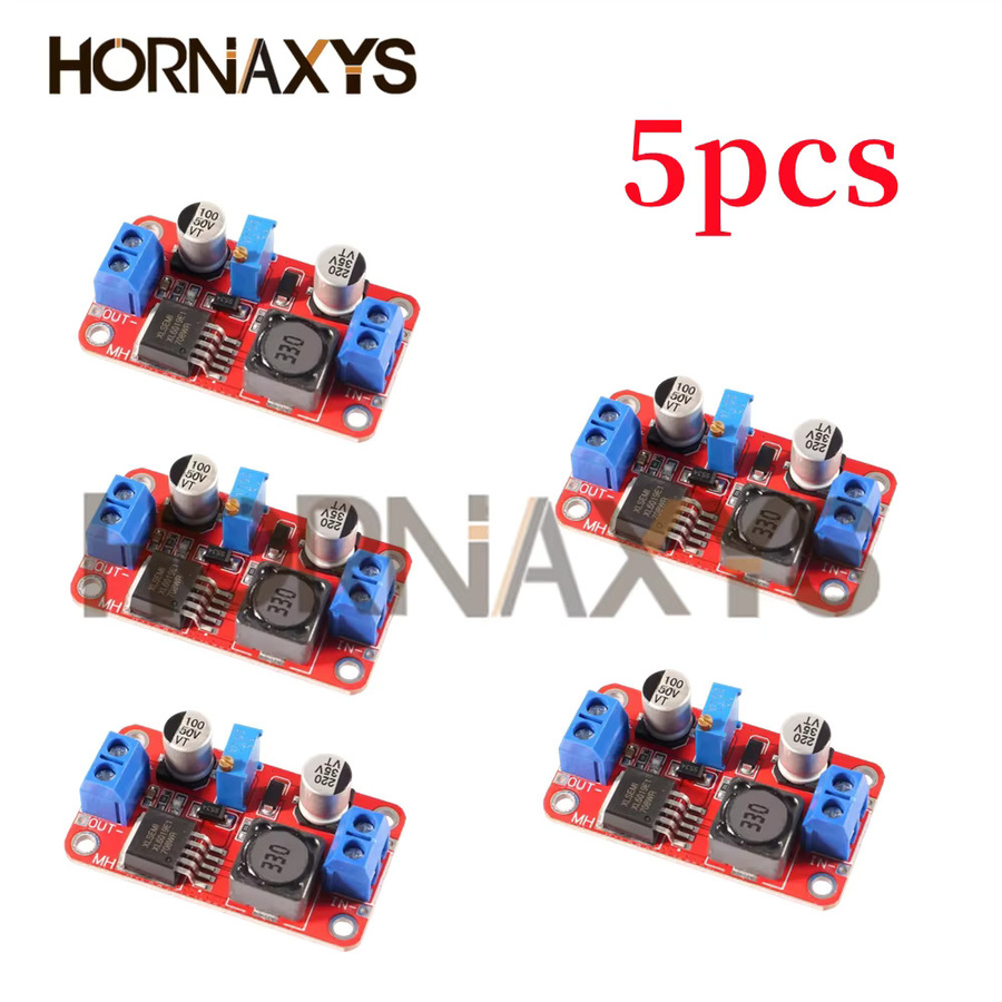 HORNAXYS XL6019 DC-DC Step Up Boost Konverter Einstellbares Netzteil 3V-40V zu 5V-45V in Rot - Bild 3