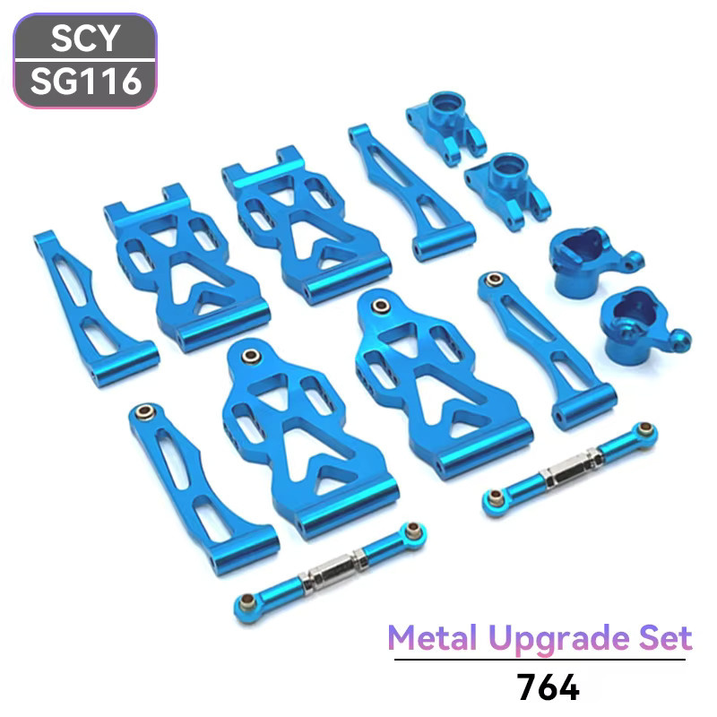 Gangyingfang 16101PRO SG116 MAX Metall-Upgrade-Kit, Blau, Zubehör - Bild 2