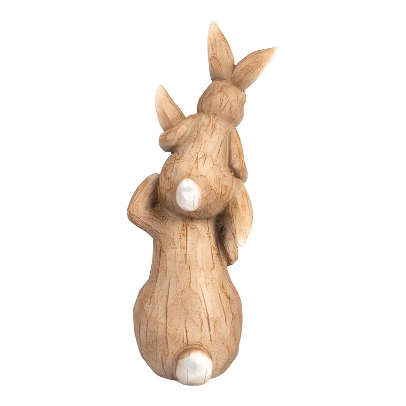 Dekofigur Hasen von viva domo in Braun für Ostern - Bild 2