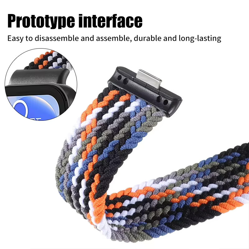 Huawei Uhrenarmband, Textil, geflochtenes Armband, Huawei Watch Fit 4 Pro/Fit 4/3 - Bild 3