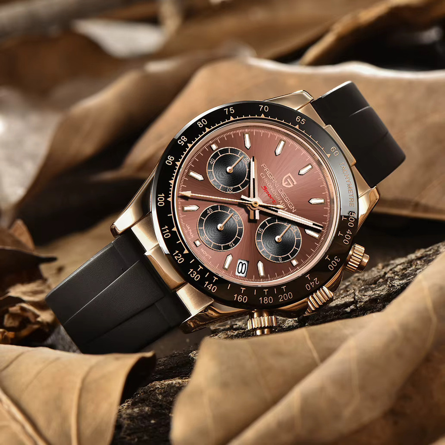 PAGANI DESIGN Chronograph, Gold, Edelstahl, Quarz, Herren - Bild 2