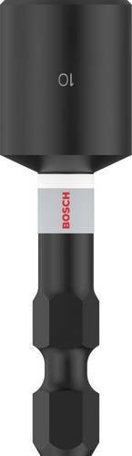 Bosch Pick and Click Impact Control Steckschlüssel-Bit-Einsatz aus Edelstahl, Schwarz, Länge: 50 mm, SW: 10 mm - Bild 1
