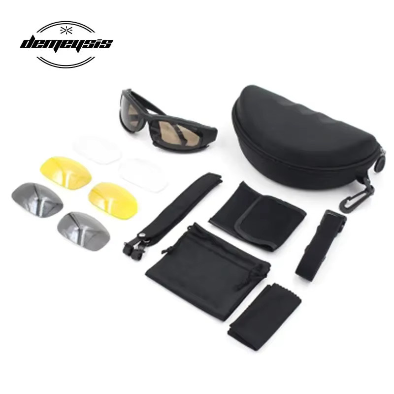 Photochrome Sonnenbrille, Vollrand, Black, Plastic, Wrap - Bild 1