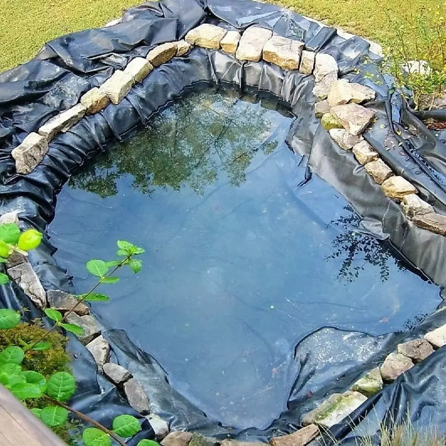 Wasserdichte PVC-Membran für Fischteiche und Pools in Schwarz, B/T: 3,05 x 1,52 m - Bild 6