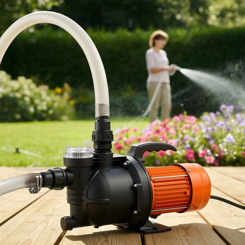 Buying Solutions MB Gartenpumpe Jetpumpe aus PP mit 1300W und 4800L/H Förderleistung - Bild 2