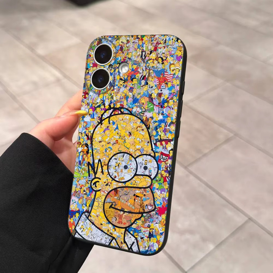 Die Simpsons Handyhülle moetch Multicolor für iPhone 12 11 13 14 15 16 17 Pro Max Plus Mini Cover - Bild 2