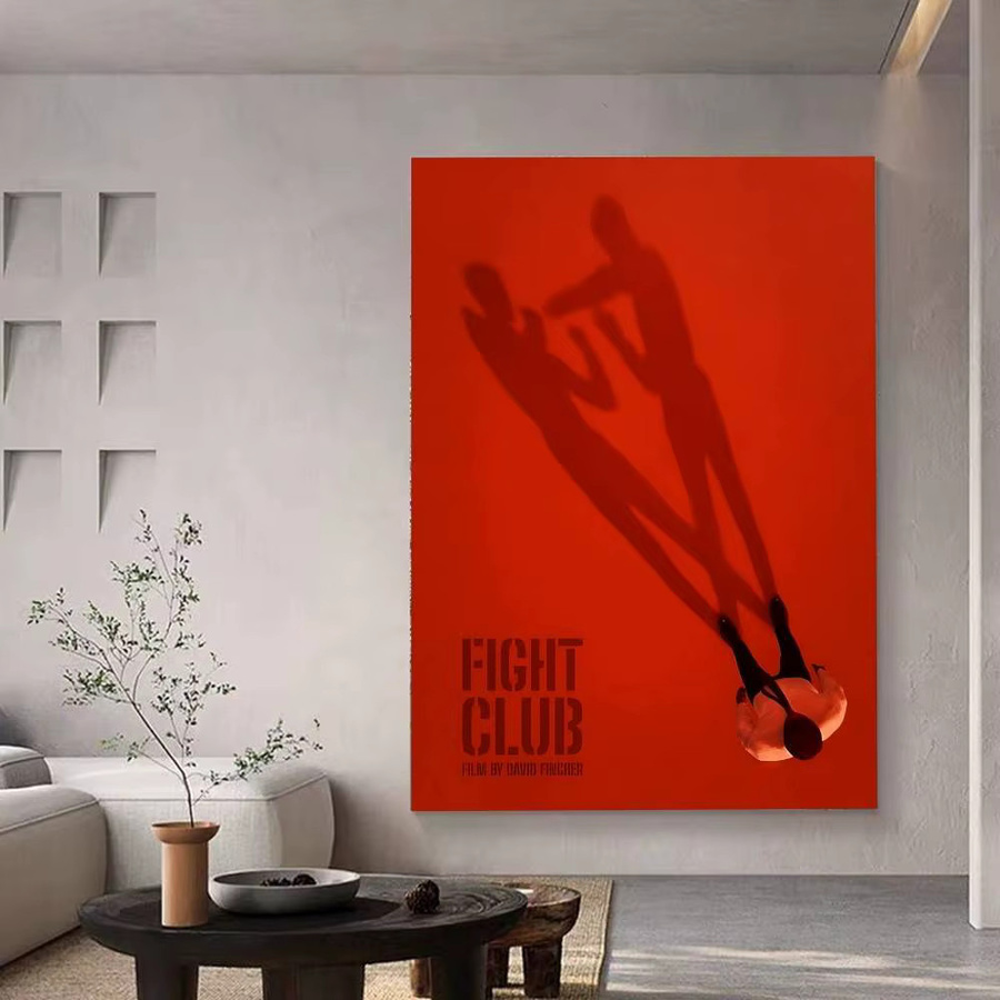 Selbstklebendes Film-Poster Fight Club von 5TOYS, wasserfester Papieraufkleber für Heimdekoration, B/H: 15,0 x 20,0 cm - Bild 4