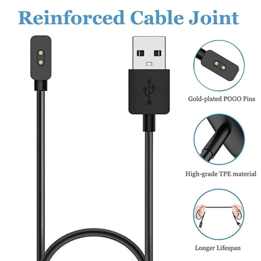 Xiaomi Ersatz-Ladekabel, Schwarz, 2er-Pack, für Mi Band 8/8Pro/9/10/Redmi Watch3 Lite - Bild 2
