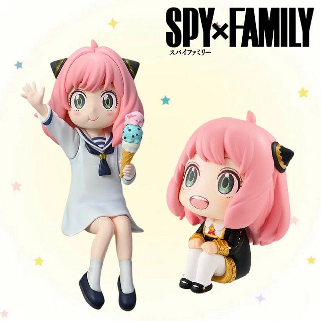 Bandai SPY×FAMILY Anime Figur Anya und Yor Forger aus PVC, Multicolor, Höhe: 15 cm - Bild 1