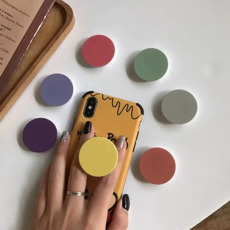 Faltbarer Fingerring-Handyhalter für iPhone 15 in Weiß oder Mehrfarbig, 1/2/4 Stück Set - Bild 2