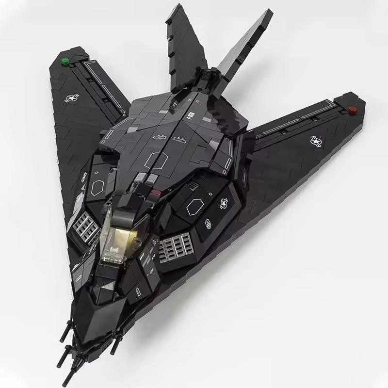 Linyi toy F-117A Nighthawk Jäger Jet Konstruktion 1375 Teile - Bild 4