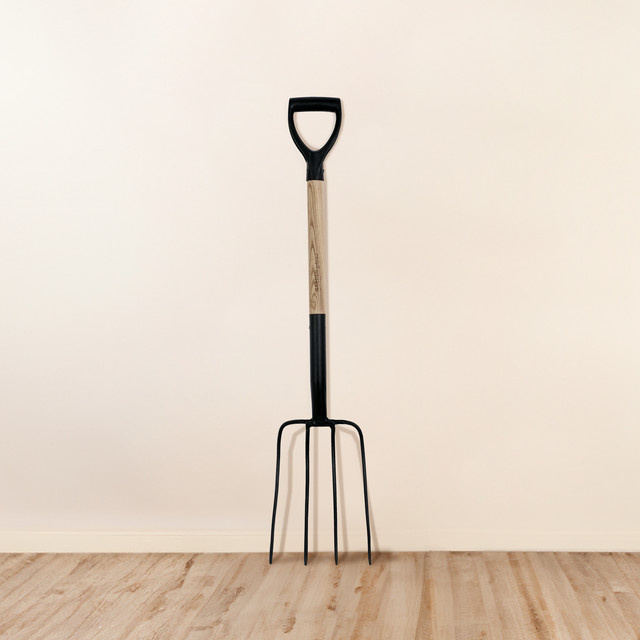 By Benson Premium Grabgabel aus Stahl und Esche in Schwarz und Grau - Bild 1
