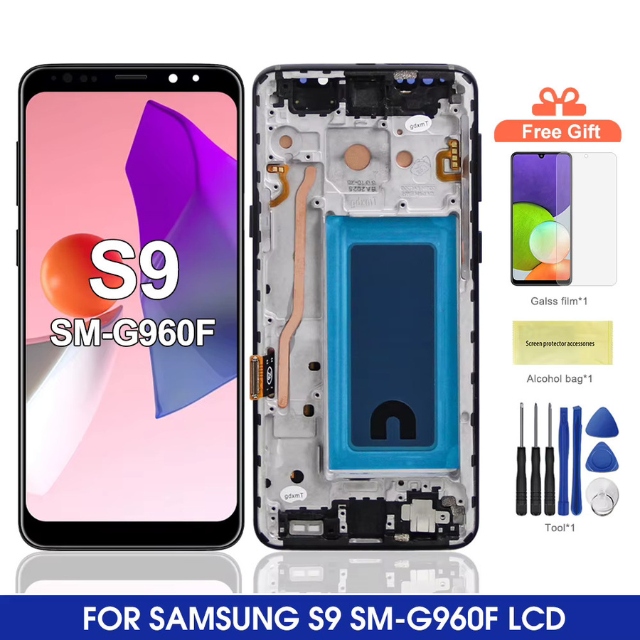 Samsung Galaxy S9 G960F LCD Display mit TFT S9 Display und Touch Screen inklusive Rahmen in Lila als Ersatzteil - Bild 4