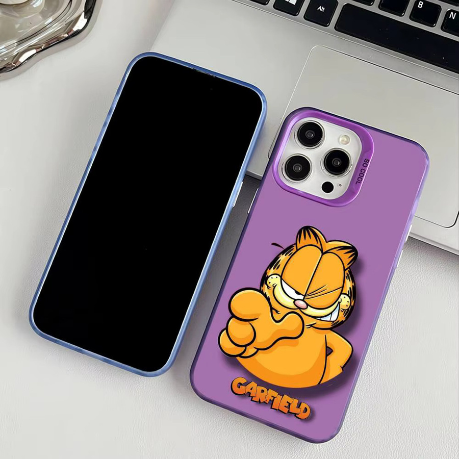 Schützende Garfield Cat Handyhülle für dein iPhone 11, 12, 13, 14, 15 und 16 Pro Max Plus - Bild 2