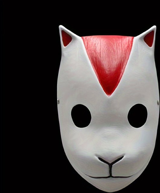 YIHUN Halloween Mystic Ninja Shadow Kakashi Cosplay Requisiten Resin Mask, Naruto - Bild 1