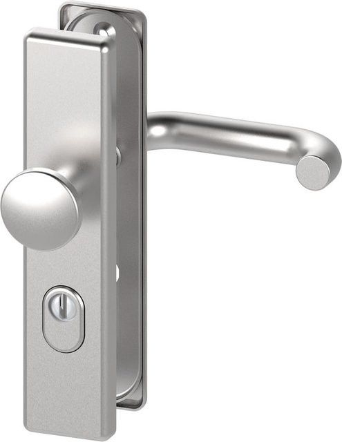 BASI Schutzbeschlag SB 7500 ES0 Wechsel-Garnitur aus Edelstahl in Silber - Bild 1